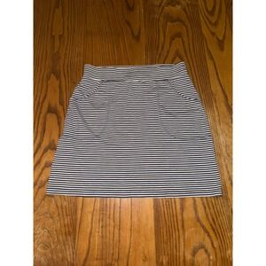 TOAD&CO Women's Samba Luna Skirt XS Navy White Stripe Lightweight Pockets